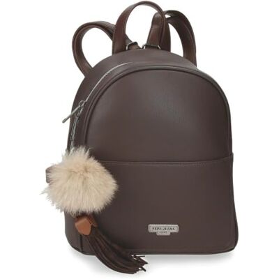 Pepe Jeans Margaret Sac à dos décontracté marron 23 x 26 x 10 cm Poche arrière anti-vol, poches intérieures, poche frontale, poignée supérieure, cuir synthétique, By Joumma Bags Pepe Jeans Margaret Sac à dos décontracté marron 23 x 26 x 10 cm Poche arrière anti-vol, poches intérieures, poche frontale, poignée supérieure, cuir synthétique, By Joumma Bags