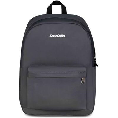 Invicta Carlson Plain Sac à dos d'écolier 24 l, monocompartiment, poche intérieure zippée, poches latérales porte-bouteille, compartiment pour ordinateur et tablette, école moyenne et supérieure Invicta Carlson Plain Sac à dos d'écolier 24 l, monocompartiment, poche intérieure zippée, poches latérales porte-bouteille, compartiment pour ordinateur et tablette, école moyenne et supérieure