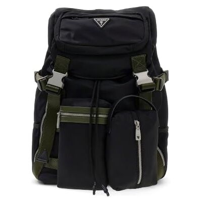 GUESS Berlin Sac à dos multipoches pour homme Noir GUESS Berlin Sac à dos multipoches pour homme Noir