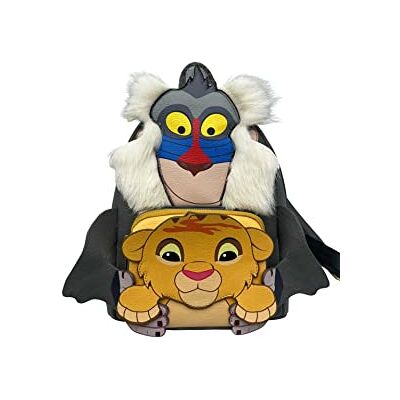 Loungefly Disney Roi Lion Circle of Life Toyz N Fun Exclusive Mini sac à dos, gris, Disney, Roi Lion Loungefly Disney Roi Lion Circle of Life Toyz N Fun Exclusive Mini sac à dos, gris, Disney, Roi Lion