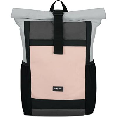 LARKSON Sac à Dos Roll Top Femmes & Hommes No 2 Backpack pour l'École, l'Université Compartiment Ordinateur Portable 16 Pouces Hydrofuge LARKSON Sac à Dos Roll Top Femmes & Hommes No 2 Backpack pour l'École, l'Université Compartiment Ordinateur Portable 16 Pouces Hydrofuge