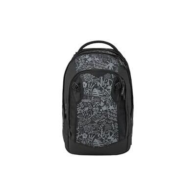 Satch Match Plus Sac à dos d'écolier, extensible jusqu'à 35 litres, ergonomique, avec poche avant, Street Ink Gris, Einheitsgröße, Match Plus Satch Match Plus Sac à dos d'écolier, extensible jusqu'à 35 litres, ergonomique, avec poche avant, Street Ink Gris, Einheitsgröße, Match Plus