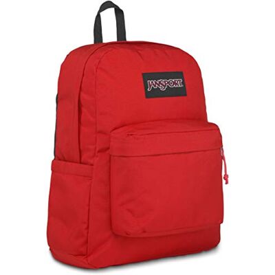 JANSPORT SuperBreak Plus Sac à dos unisexe, Ruban rouge, One Size, Sac à dos Superbreak Plus JANSPORT SuperBreak Plus Sac à dos unisexe, Ruban rouge, One Size, Sac à dos Superbreak Plus