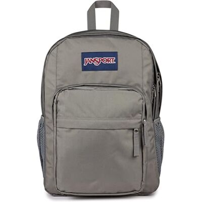 JANSPORT Big Day Pack Grand Sac à Dos, Compartiment pour Ordinateur Portable 15In, 43. 5 X 19 X 32.5 cm, Graphite Grey Grey JANSPORT Big Day Pack Grand Sac à Dos, Compartiment pour Ordinateur Portable 15In, 43. 5 X 19 X 32.5 cm, Graphite Grey Grey