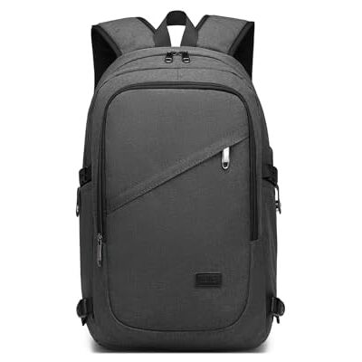 Kono Sac à Dos de Voyage Antivol pour Ordinateur Portable 15,6 Pouces Sac d'École et de Travail Léger Kono Sac à Dos de Voyage Antivol pour Ordinateur Portable 15,6 Pouces Sac d'École et de Travail Léger