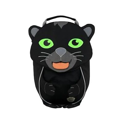 Affenzahn Petit ami Sac à dos de maternelle pour enfant de 1 à 3 ans Ergonomique et réfléchissant Languette de traction avec étiquette nominative Panthère Noir, Panthère Noir, Einheitsgröße, Affenzahn Petit ami Sac à dos de maternelle pour enfant de 1 à 3 ans Ergonomique et réfléchissant Languette de traction avec étiquette nominative Panthère Noir, Panthère Noir, Einheitsgröße,
