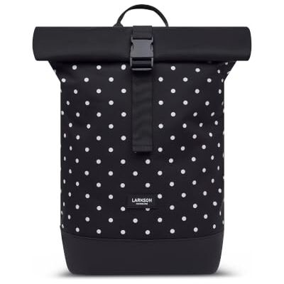 LARKSON Janne Small Sac à dos pour homme et femme avec compartiment pour ordinateur portable, pour l'université, le travail, les voyages et le vélo, petit sac à dos, hydrofuge, à pois, Piccolo LARKSON Janne Small Sac à dos pour homme et femme avec compartiment pour ordinateur portable, pour l'université, le travail, les voyages et le vélo, petit sac à dos, hydrofuge, à pois, Piccolo