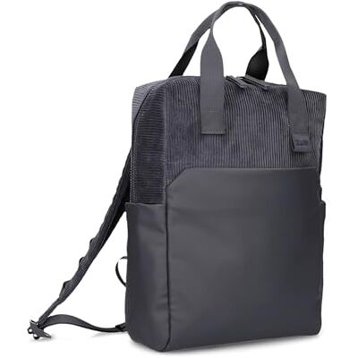 Zwei LOU LUR130 Sac à dos unisexe pour ordinateur portable avec compartiment rembourré pour ordinateur portable et de nombreux compartiments, avec pochette pour téléphone portable assortie à l'avant Zwei LOU LUR130 Sac à dos unisexe pour ordinateur portable avec compartiment rembourré pour ordinateur portable et de nombreux compartiments, avec pochette pour téléphone portable assortie à l'avant