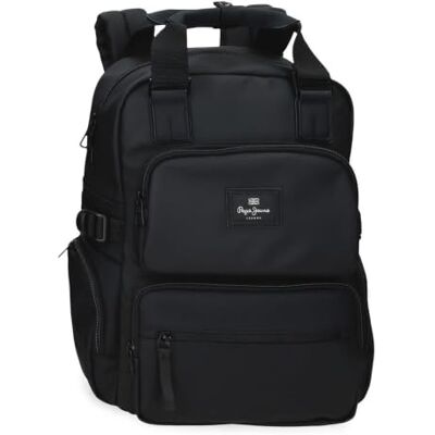 Pepe Jeans Dudley Sac à dos décontracté pour homme, Noir, Taille unique, Sac à dos pour ordinateur portable Pepe Jeans Dudley Sac à dos décontracté pour homme, Noir, Taille unique, Sac à dos pour ordinateur portable