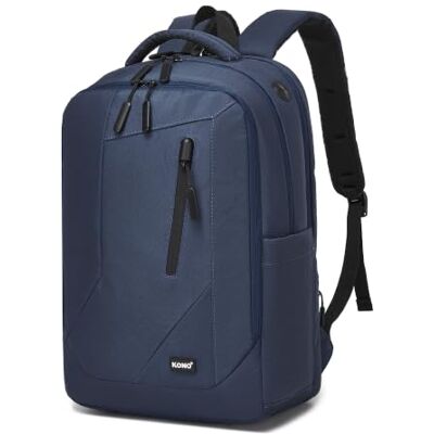 Kono Sac à Dos Ordinateur Portable Homme Femme 15,6 Pouces Antivol Déperlant, Compartiment PC Rembourré, Grande Capacité, Port de Câble, Sangle Valise, Travail, Université, Voyage Kono Sac à Dos Ordinateur Portable Homme Femme 15,6 Pouces Antivol Déperlant, Compartiment PC Rembourré, Grande Capacité, Port de Câble, Sangle Valise, Travail, Université, Voyage