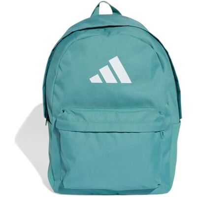 adidas Mixte CLASSIC 3BARS BACKPACK, powder teal/white, One size adidas Mixte CLASSIC 3BARS BACKPACK, powder teal/white, One size