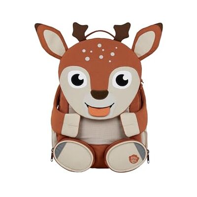 Affenzahn Grand ami Sac à dos de maternelle pour enfants de 3 à 5 ans, fonctionnel, 8 l, Chevreuil Marron, Einheitsgröße, Rucksack Affenzahn Grand ami Sac à dos de maternelle pour enfants de 3 à 5 ans, fonctionnel, 8 l, Chevreuil Marron, Einheitsgröße, Rucksack