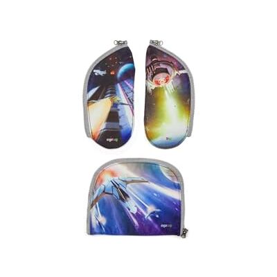 ergobag Zippies – Cartable Accessoires Set 3 pièces pour enfants, garçons et filles, Weltall, Taille unique, Sac à ergobag Zippies – Cartable Accessoires Set 3 pièces pour enfants, garçons et filles, Weltall, Taille unique, Sac à