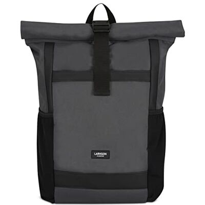 LARKSON Sac à Dos Roll Top Femmes & Hommes No 2 Backpack pour l'École, l'Université Compartiment Ordinateur Portable 16 Pouces Hydrofuge LARKSON Sac à Dos Roll Top Femmes & Hommes No 2 Backpack pour l'École, l'Université Compartiment Ordinateur Portable 16 Pouces Hydrofuge