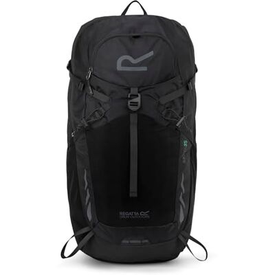 Regatta Blackfell Sac à dos réfléchissant avec cadre en métal 35 l Idéal pour la marche, la randonnée, le camping et le trekking, Noir, L, Décontracté Regatta Blackfell Sac à dos réfléchissant avec cadre en métal 35 l Idéal pour la marche, la randonnée, le camping et le trekking, Noir, L, Décontracté