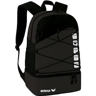 Erima Sac à dos de 16 litres, noir/noir, taille unique Erima Sac à dos de 16 litres, noir/noir, taille unique