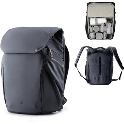 PGYTECH OneGo 2 Sac à Dos Photo 20L avec Compartiment Ordinateur/iPad Sac étanche pour Photo Urbaine & Voyage, Compatible Sony/Canon/Nikon/DSLR/Appareils sans Miroir. Noir mat PGYTECH OneGo 2 Sac à Dos Photo 20L avec Compartiment Ordinateur/iPad Sac étanche pour Photo Urbaine & Voyage, Compatible Sony/Canon/Nikon/DSLR/Appareils sans Miroir. Noir mat