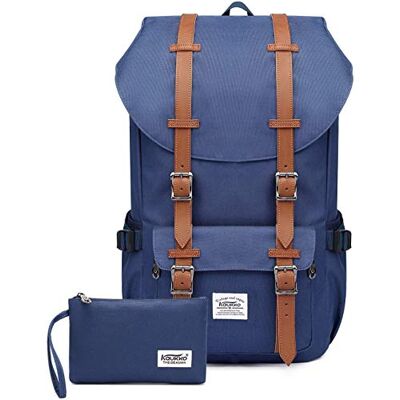 KAUKKO Sac à dos unisexe Ep5, (bleu 2 pièces), 45 x 27 x 17cm (HxBxT), Sac à dos KAUKKO Sac à dos unisexe Ep5, (bleu 2 pièces), 45 x 27 x 17cm (HxBxT), Sac à dos