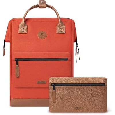 Cabaïa CABAIA Sac à Dos Adventurer Bogota Maxi 23L Déperlant Compartiment Ordinateur Portable 15" 2 Poches Certifié Vegan Sac Voyage, Affaires, École pour Homme et Femme Orange Cabaïa CABAIA Sac à Dos Adventurer Bogota Maxi 23L Déperlant Compartiment Ordinateur Portable 15" 2 Poches Certifié Vegan Sac Voyage, Affaires, École pour Homme et Femme Orange
