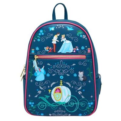 Loungefly Disney Cendrillon Storybook Mini sac à dos, multicolore, taille unique Loungefly Disney Cendrillon Storybook Mini sac à dos, multicolore, taille unique