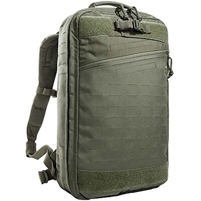 Tasmanian Tiger TT Medic Assault Pack MKII Sac tactique de premiers secours pour urgence, voyage, camping, randonnée, cyclisme, extérieur (gris rocaille, olive IRR) Tasmanian Tiger TT Medic Assault Pack MKII Sac tactique de premiers secours pour urgence, voyage, camping, randonnée, cyclisme, extérieur (gris rocaille, olive IRR)