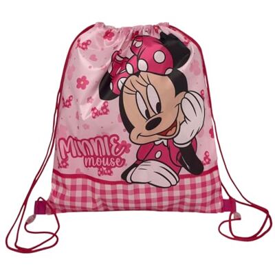 CARTOON Sac avec bretelles en corde et fermeture à cordon sac 40 x 35 cm accessoire pour enfants, Minnie., 40 x 35 cm, Décontracté CARTOON Sac avec bretelles en corde et fermeture à cordon sac 40 x 35 cm accessoire pour enfants, Minnie., 40 x 35 cm, Décontracté
