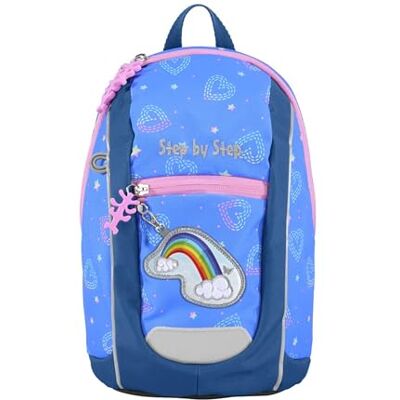 Step by Step KIGA Mini sac à dos ergonomique avec sangle de poitrine réglable en hauteur pour les plus petits, pour crèche et crèche, à partir de 12 mois et plus, pour tout-petits, 6 l, Rainnbow Lui Step by Step KIGA Mini sac à dos ergonomique avec sangle de poitrine réglable en hauteur pour les plus petits, pour crèche et crèche, à partir de 12 mois et plus, pour tout-petits, 6 l, Rainnbow Lui