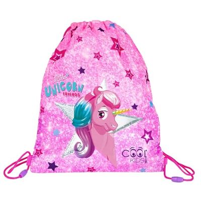 PERLETTI Sac à dos licorne avec cordons pour adultes, unisexe, multicolore (multicolore), taille unique PERLETTI Sac à dos licorne avec cordons pour adultes, unisexe, multicolore (multicolore), taille unique