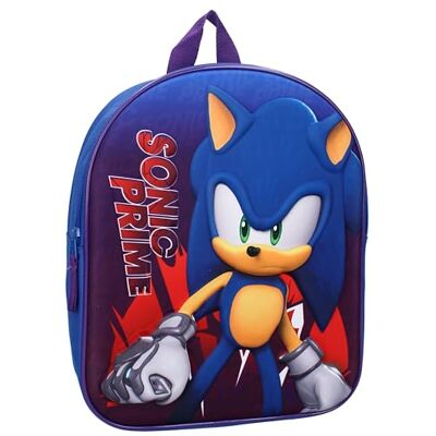 Vadobag Sac à dos 3D Sonic Prime Simply Special, kl-bleu, One Size, Classique Vadobag Sac à dos 3D Sonic Prime Simply Special, kl-bleu, One Size, Classique