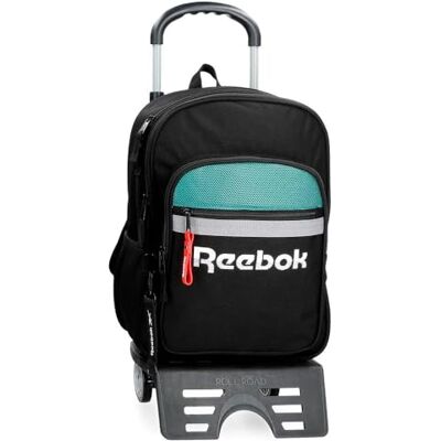 Reebok Andover Sac à dos scolaire avec chariot noir 30 x 40 x 12 cm Polyester 14,4 L by Joumma Bags, Noir, Sac à dos scolaire avec chariot Reebok Andover Sac à dos scolaire avec chariot noir 30 x 40 x 12 cm Polyester 14,4 L by Joumma Bags, Noir, Sac à dos scolaire avec chariot