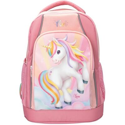 Depesche 14038 Ylvi Sugar Pop – Sac à dos d'écolier rose, avec motif licorne et détails scintillants, sac d'école avec bretelles réglables Depesche 14038 Ylvi Sugar Pop – Sac à dos d'écolier rose, avec motif licorne et détails scintillants, sac d'école avec bretelles réglables