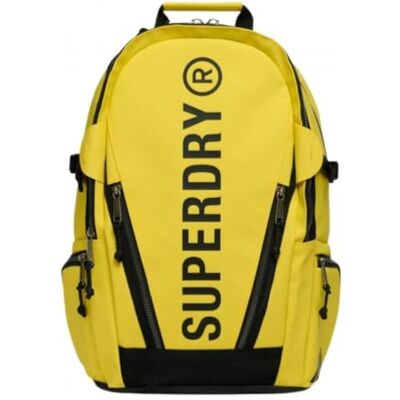 Superdry Sac à dos Tarp pour femme, Jaune cire, Taille unique, Streetwear Superdry Sac à dos Tarp pour femme, Jaune cire, Taille unique, Streetwear