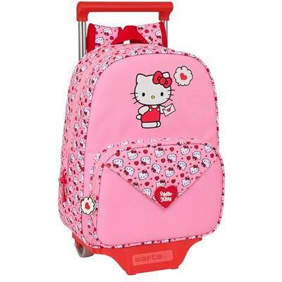 safta Sac à Dos à Roulettes Hello Kitty 10L 26x34x11 Cm One Size safta Sac à Dos à Roulettes Hello Kitty 10L 26x34x11 Cm One Size