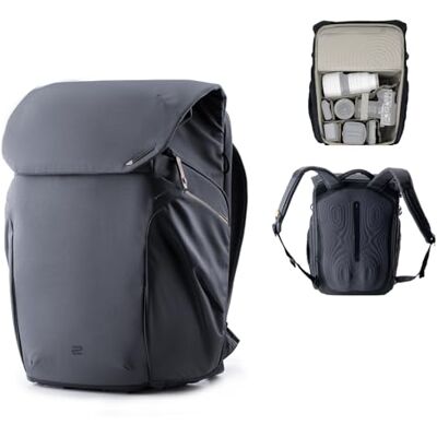 PGYTECH OneGo 2 Sac à Dos Photo 25L avec Compartiment Ordinateur/iPad Sac étanche pour Photo Urbaine & Voyage, Compatible Sony/Canon/Nikon/DSLR/Appareils sans Miroir. Noir mat PGYTECH OneGo 2 Sac à Dos Photo 25L avec Compartiment Ordinateur/iPad Sac étanche pour Photo Urbaine & Voyage, Compatible Sony/Canon/Nikon/DSLR/Appareils sans Miroir. Noir mat