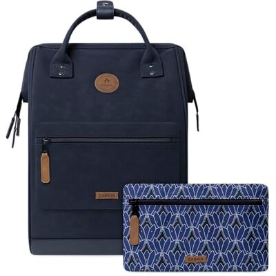 Cabaïa CABAIA Sac à Dos Adventurer Zurich Maxi 23L Déperlant Compartiment Ordinateur Portable 15" 2 Poches Certifié Vegan Sac Voyage, Affaires, École pour Homme et Femme Bleu Cabaïa CABAIA Sac à Dos Adventurer Zurich Maxi 23L Déperlant Compartiment Ordinateur Portable 15" 2 Poches Certifié Vegan Sac Voyage, Affaires, École pour Homme et Femme Bleu