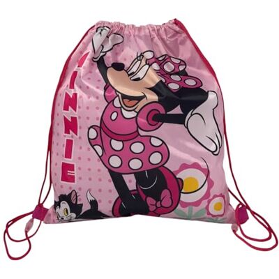 CARTOON Sac avec bretelles en corde et fermeture à cordon sac 40 x 35 cm accessoire pour enfants, Minnie 1, 40 x 35 cm, Décontracté CARTOON Sac avec bretelles en corde et fermeture à cordon sac 40 x 35 cm accessoire pour enfants, Minnie 1, 40 x 35 cm, Décontracté