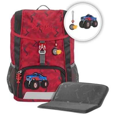 Step by Step KID Backpack-Set Monster Truck Rocky, Monster Truck Rocky Step by Step KID Backpack-Set Monster Truck Rocky, Monster Truck Rocky