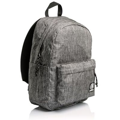 Invicta Sac à dos Carlson, poche pour PC, école et loisirs, résistant à l'eau, monocompartiment, couleur unie, Gris (gris 2 tons), Taglia unica, Moderne Invicta Sac à dos Carlson, poche pour PC, école et loisirs, résistant à l'eau, monocompartiment, couleur unie, Gris (gris 2 tons), Taglia unica, Moderne