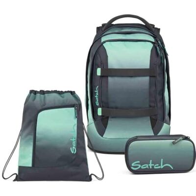 Satch Ensemble sac à dos d'écolier 3 pièces avec trousse et sac de sport Satch Ensemble sac à dos d'écolier 3 pièces avec trousse et sac de sport