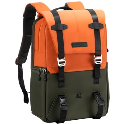 K&F CONCEPT ® Sac à dos pour appareil photo 3 en 1 de couleur contrastée K&F CONCEPT ® Sac à dos pour appareil photo 3 en 1 de couleur contrastée