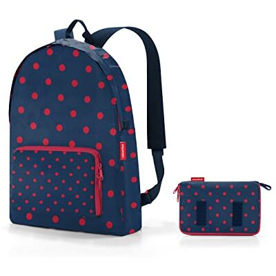reisenthel sac à dos mini maxi sac à dos compact pliable hydrofuge, Mixed À Pois Rouge, Taille unique, Décontracté reisenthel sac à dos mini maxi sac à dos compact pliable hydrofuge, Mixed À Pois Rouge, Taille unique, Décontracté