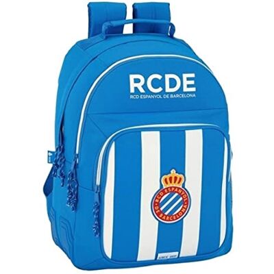 safta Sac à dos scolaire R.C.D. Espanyol officiel 320 x 150 x 420 mm safta Sac à dos scolaire R.C.D. Espanyol officiel 320 x 150 x 420 mm