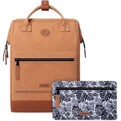Cabaïa CABAIA Modèle Moscou Sac à dos avec 2 poches Déperlant et Garantie à vie Elegant pour Homme et Femme Ecole, Voyage et Affaires Certifié Vegan Cabaïa CABAIA Modèle Moscou Sac à dos avec 2 poches Déperlant et Garantie à vie Elegant pour Homme et Femme Ecole, Voyage et Affaires Certifié Vegan
