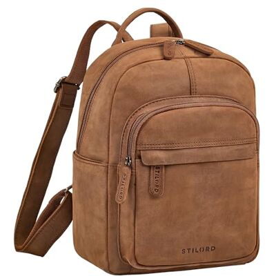 STILORD "Dolores" Petit Sac à Dos Femme Cuir Vintage Élégant Sac à Main Dos Antivol Voyage Femmes Rétro Backpack en Cuir Véritable Mini Sac à Dos City Loisir Couleur:tan marron scuro STILORD "Dolores" Petit Sac à Dos Femme Cuir Vintage Élégant Sac à Main Dos Antivol Voyage Femmes Rétro Backpack en Cuir Véritable Mini Sac à Dos City Loisir Couleur:tan marron scuro