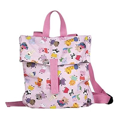 Peppa Pig PETIT JOUR Sac À Dos Mini-Coursier Pour Enfant +24 Mois Coton Ouverture Large Bretelles Réglables Étiquette Prénom Rose 30cm x 28cm 8,4 L, Rose, Taille unique, Classique Peppa Pig PETIT JOUR Sac À Dos Mini-Coursier Pour Enfant +24 Mois Coton Ouverture Large Bretelles Réglables Étiquette Prénom Rose 30cm x 28cm 8,4 L, Rose, Taille unique, Classique