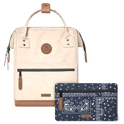 Cabaïa CABAIA Sac à Dos Adventurer Andenne Mini 10L Déperlant Compartiment Ordinateur Portable 10,5" 2 Poches Certifié Vegan Sac Voyage, Affaires, École pour Homme et Femme Crème Cabaïa CABAIA Sac à Dos Adventurer Andenne Mini 10L Déperlant Compartiment Ordinateur Portable 10,5" 2 Poches Certifié Vegan Sac Voyage, Affaires, École pour Homme et Femme Crème