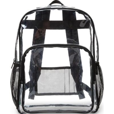 Amazon Basics Sac à dos scolaire - PVC transparent Amazon Basics Sac à dos scolaire - PVC transparent