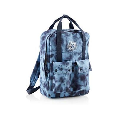 Miquelrius Sac à dos carré Mystic Trois compartiments, hydrofuge, dos ergonomique, base renforcée, couleur bleue, bleu, L, Décontracté Miquelrius Sac à dos carré Mystic Trois compartiments, hydrofuge, dos ergonomique, base renforcée, couleur bleue, bleu, L, Décontracté