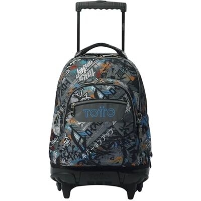 Totto Renglones Sac à dos scolaire à roulettes unisexe pour enfants Totto Renglones Sac à dos scolaire à roulettes unisexe pour enfants
