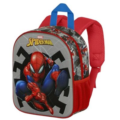 Marvel Spiderman Symbol-Elite 3D Sac à dos Gris 25 x 30 cm Capacité 7 l, Spiderman gris, One Size, Elite 3D Sac à dos Marvel Spiderman Symbol-Elite 3D Sac à dos Gris 25 x 30 cm Capacité 7 l, Spiderman gris, One Size, Elite 3D Sac à dos